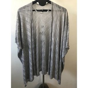 NWT OS Grey Kimono